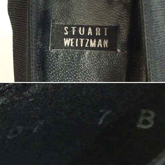 Elegant Stuart Weitzman vintage square toe heels - Picture 5 of 8